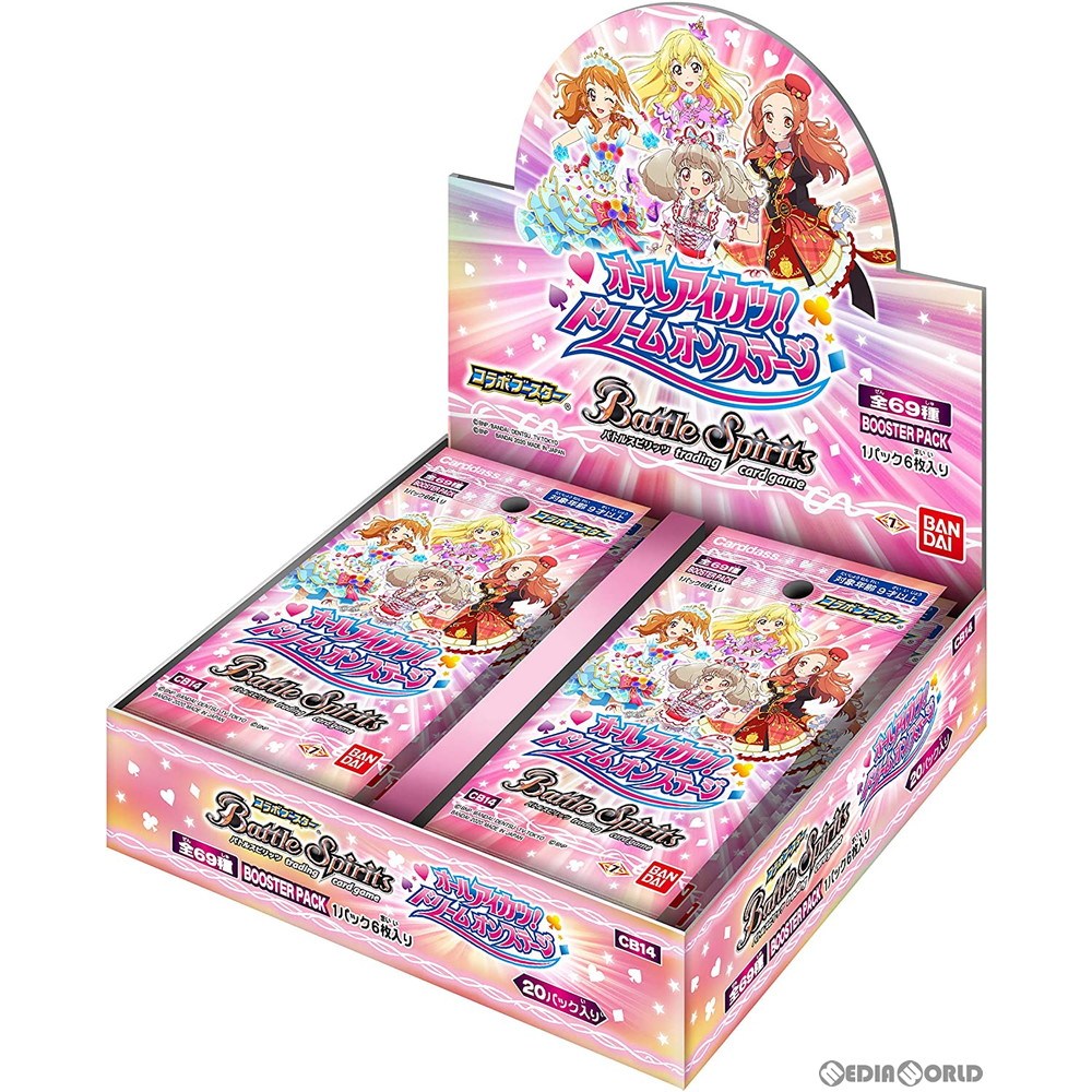 【新品即納】[TCG] (BOX)バトルスピリッツ コラボブースター オールアイカツ!ドリームオンステージ戦士 ブースターパック(CB14)(20パック)(20200627)