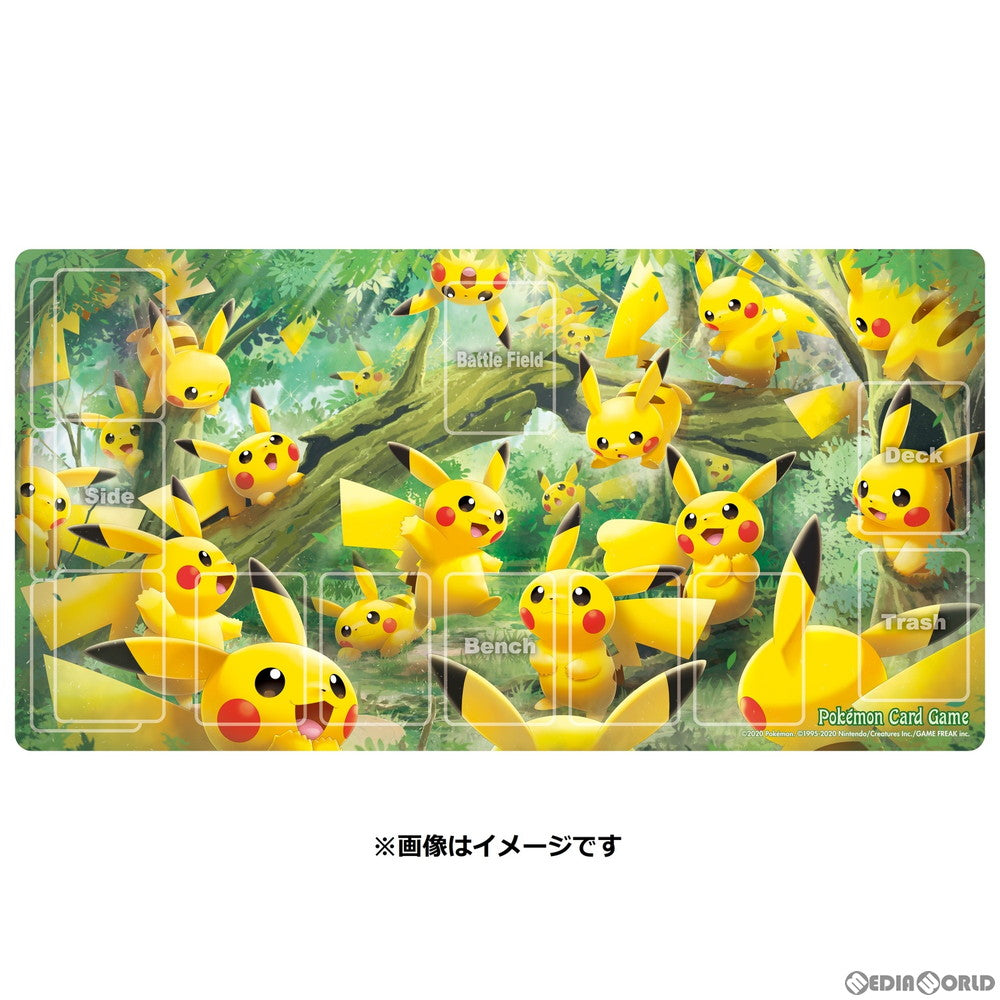 【新品即納】[TCG] ポケモンカードゲーム ラバープレイマット ピカチュウの森(20200918)