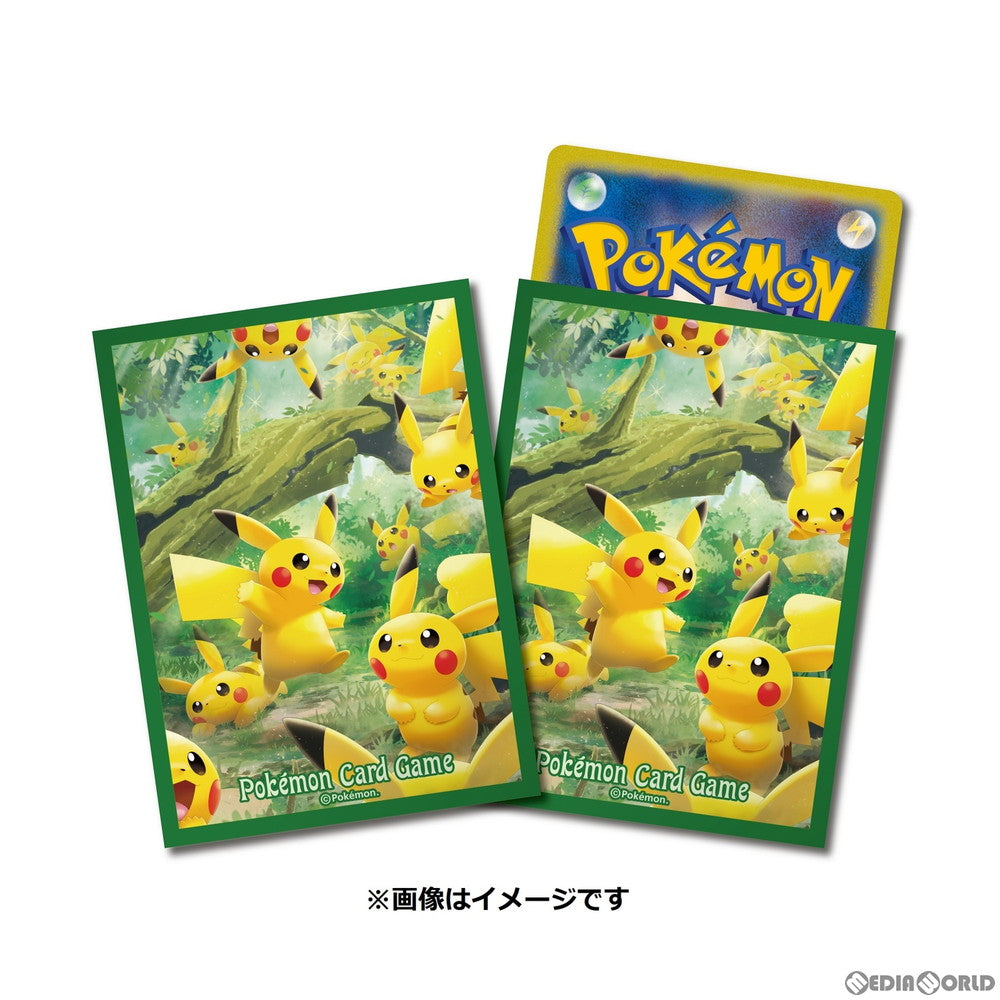 【新品即納】[TCG] ポケモンカードゲーム デッキシールド ピカチュウの森(20200918)