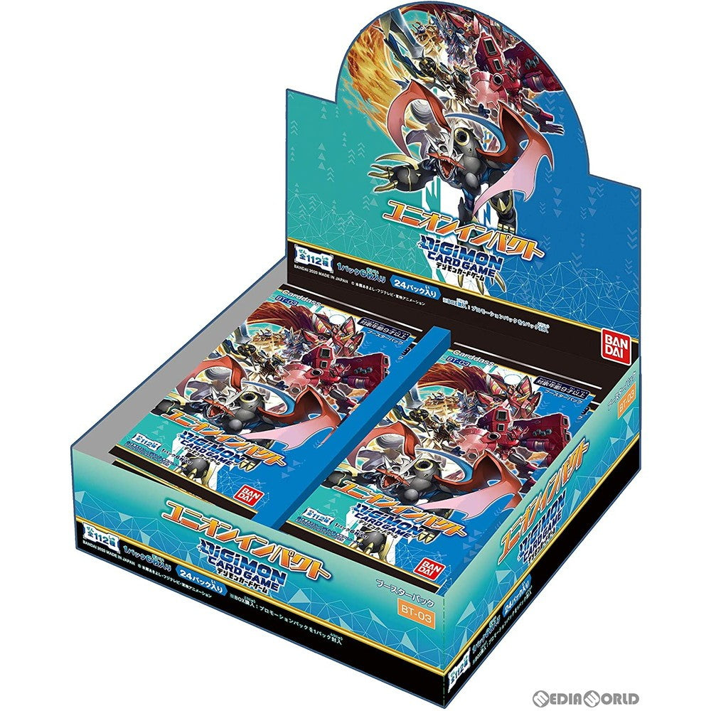 【新品即納】[TCG] (BOX)デジモンカードゲーム ブースター ver.3.0 UNION IMPACT(ユニオンインパクト) (BT-03)(24パック)(20201030)