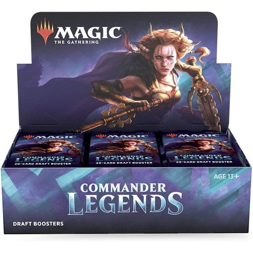 【新品】[TCG] (BOX)MTG マジック:ザ・ギャザリング 統率者レジェンズ(Commander Legends) ドラフト・ブースターパック(英語版)(24パック)(20201120)