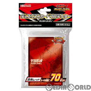 【新品即納】[TCG] 遊戯王ラッシュデュエル デュエリストカードプロテクター 遊我レッド(CG1727)(20210424)