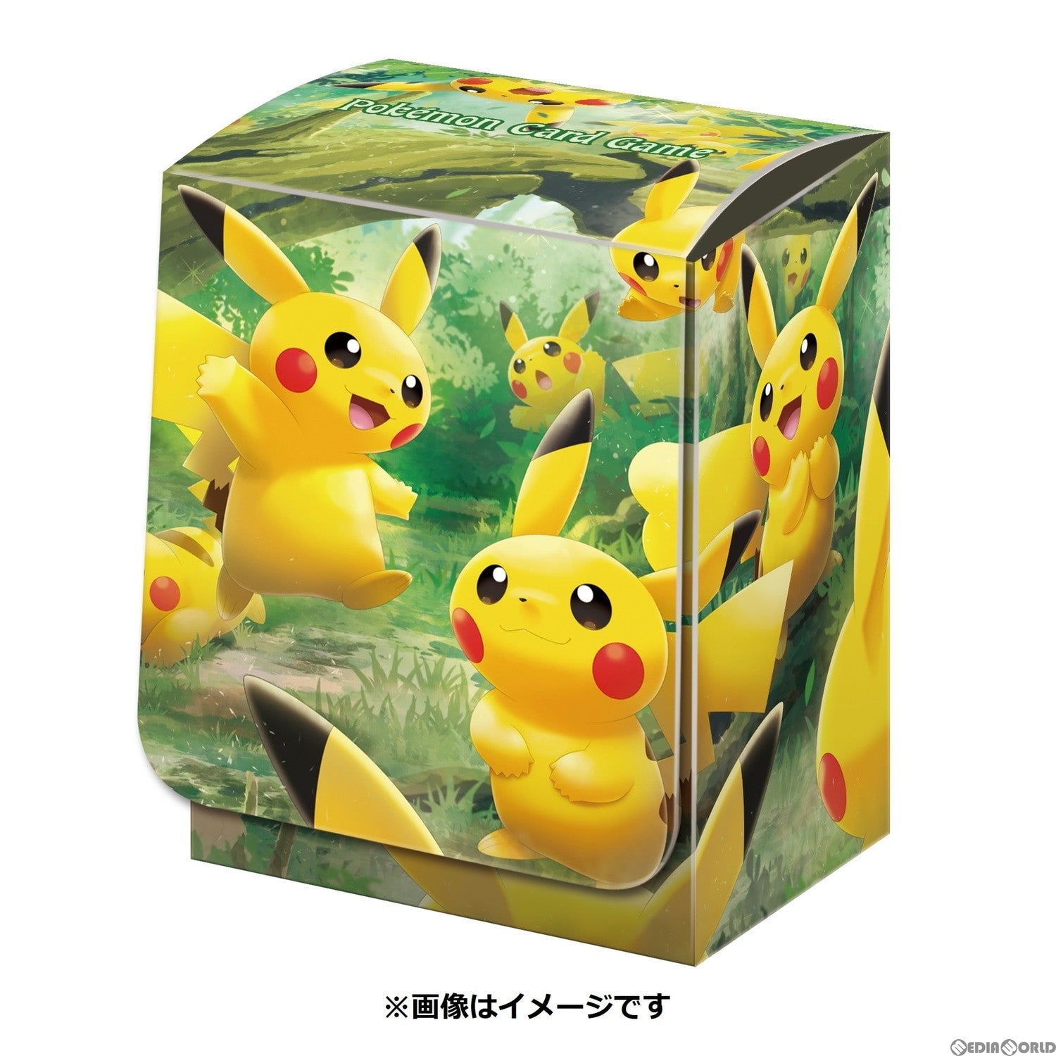 【新品】[TCG] (再販)ポケモンカードゲーム デッキケース ピカチュウの森(20220408)