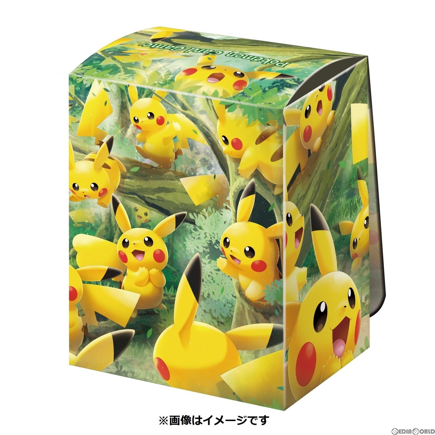 【新品】[TCG] (再販)ポケモンカードゲーム デッキケース ピカチュウの森(20220408)