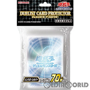 【新品】[TCG] 遊戯王OCG デュエルモンスターズ デュエリストカードプロテクター シンクロ・シルバー(CG1802)(20220521)