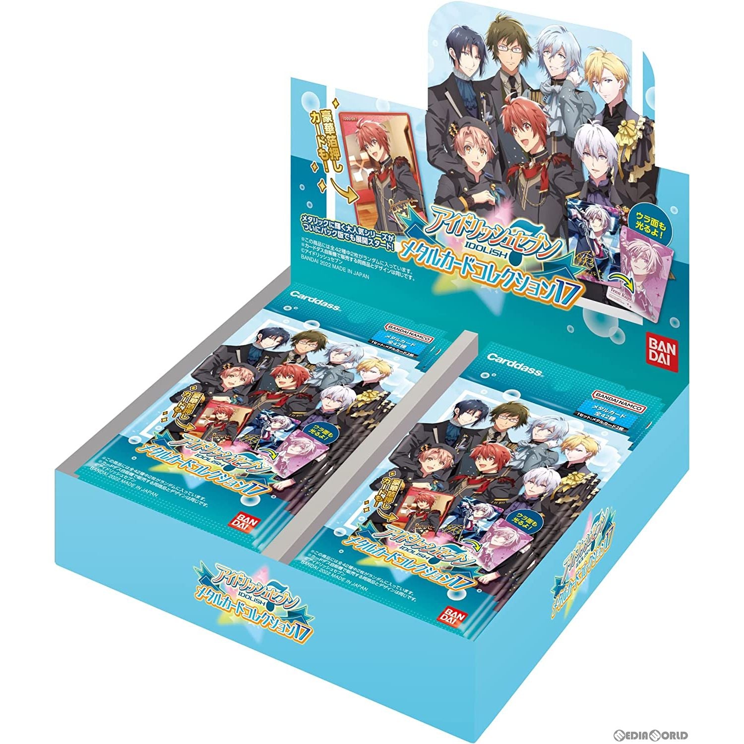 【新品】[TCG] (BOX)アイドリッシュセブン メタルカードコレクション17 パックver.(24パック)(20220729)