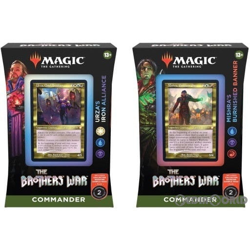 【新品即納】[カートン][TCG] MTG マジック:ザ・ギャザリング 兄弟戦争(The Brothers' War) 統率者デッキ(英語版) (2種×各2個) (20221118)