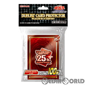 【新品】[TCG] 遊戯王OCG デュエルモンスターズ デュエリストカードプロテクター QUARTER CENTURY レッド(クォーターセンチュリー レッド)(CG1856)(20230218)