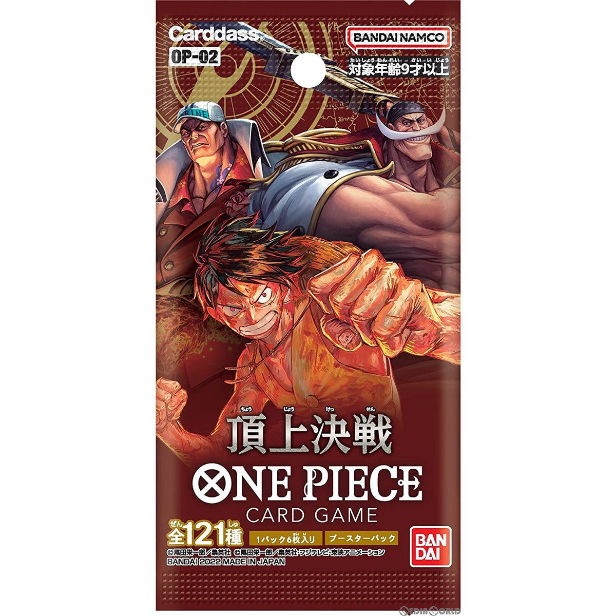 【新品即納】[BOX][TCG](再販)ONE PIECE(ワンピース) カードゲーム 頂上決戦(OP-02)(24パック)(20230721)