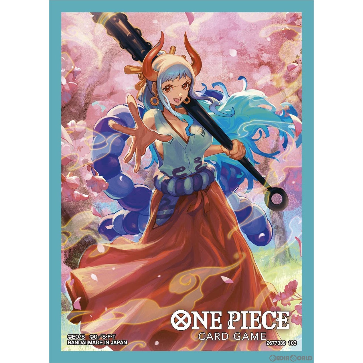 【新品即納】[TCG] ONE PIECE(ワンピース) カードゲーム オフィシャルカードスリーブ3 ヤマト(20230527)