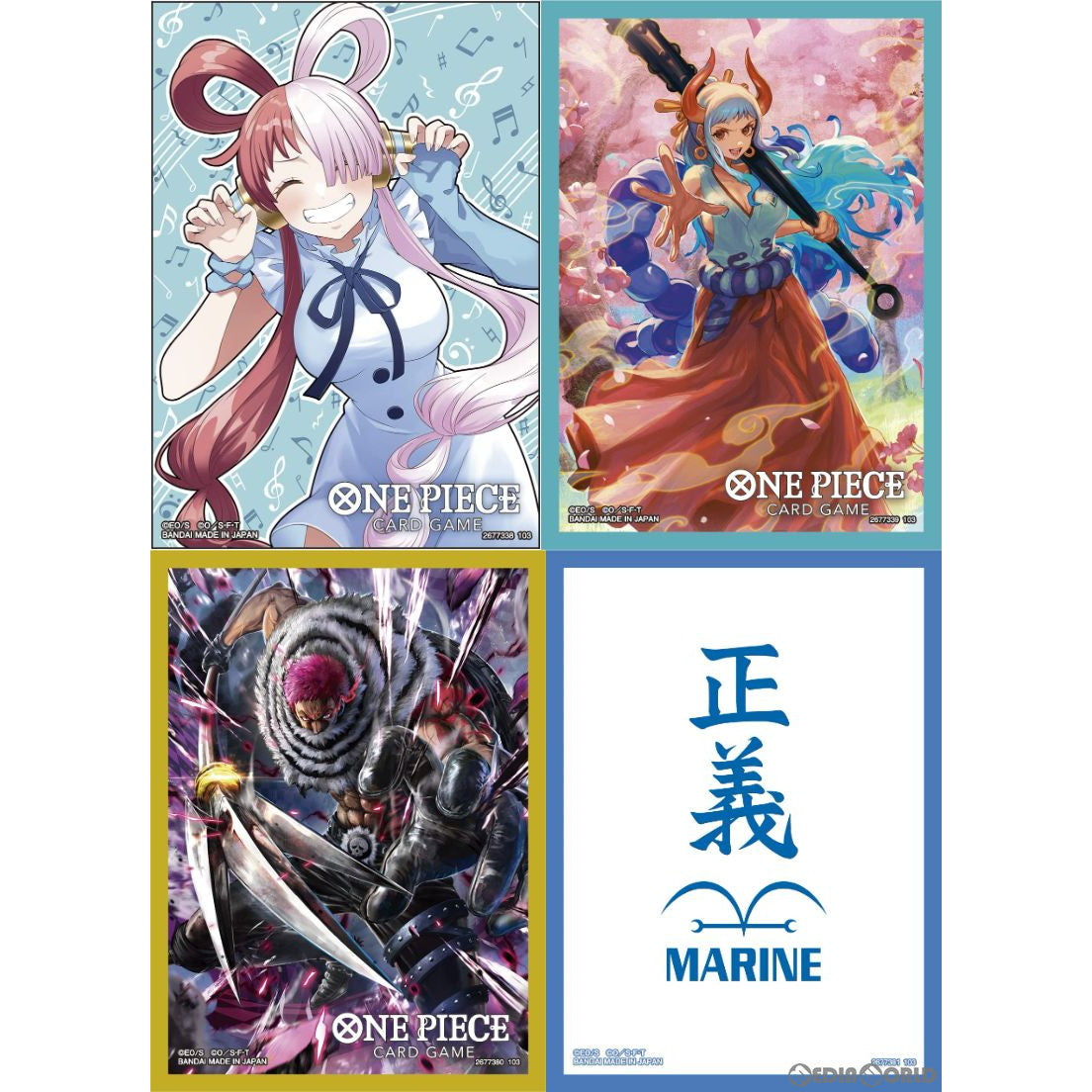【新品】[TCG] (BOX)ONE PIECE(ワンピース) カードゲーム オフィシャルカードスリーブ3(4種アソート)(4種×3個)(20230527)