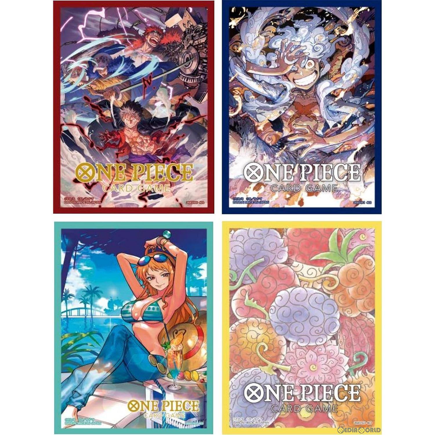 【新品即納】[BOX][TCG]ONE PIECE(ワンピース) カードゲーム オフィシャルカードスリーブ04(4種アソート)(4種×3個)(20230826)