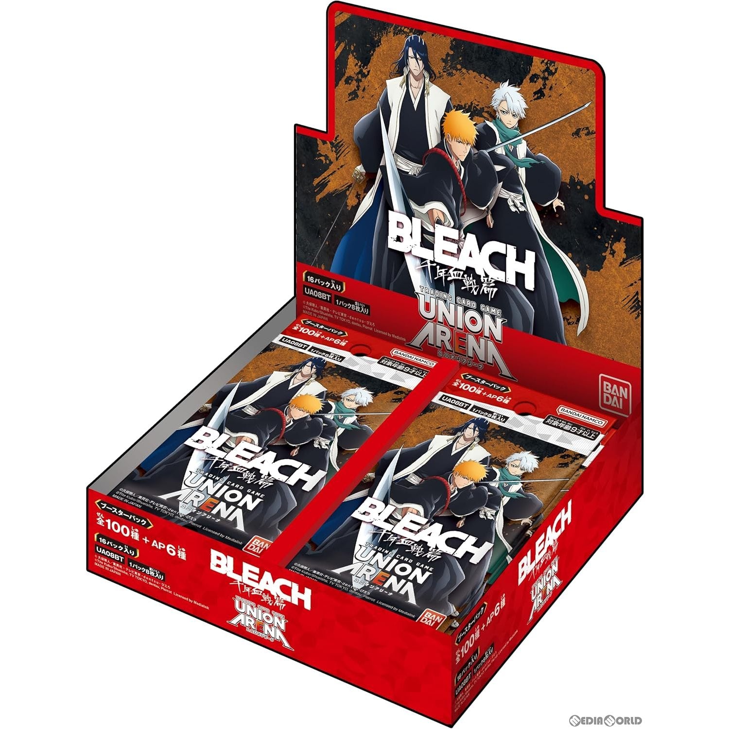 【新品即納】[BOX][TCG]UNION ARENA(ユニオンアリーナ) ブースターパック BLEACH(ブリーチ) 千年血戦篇 【UA08BT】(16パック)(20230929)