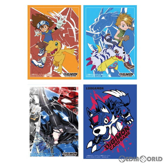 【新品】[TCG] (BOX)デジモンカードゲーム オフィシャルカードスリーブ2023(4種アソート)(4種×3個)(20230526)