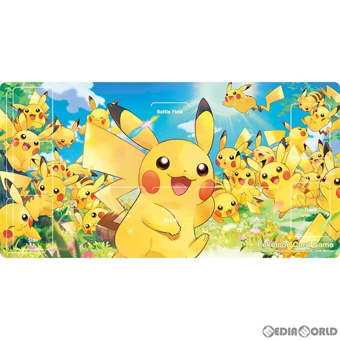 【新品即納】[TCG] ポケモンカードゲーム ラバープレイマット ピカチュウ大集合(20230707)