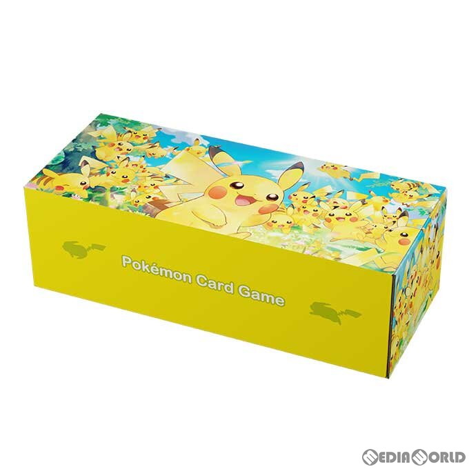 【新品即納】[TCG] ポケモンカードゲーム ロングカードボックス ピカチュウ大集合(20230707)