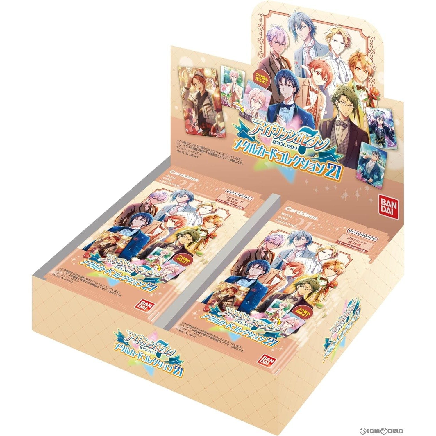 【新品即納】[BOX][TCG] アイドリッシュセブン メタルカードコレクション21(パック) (24パック) (20231124)