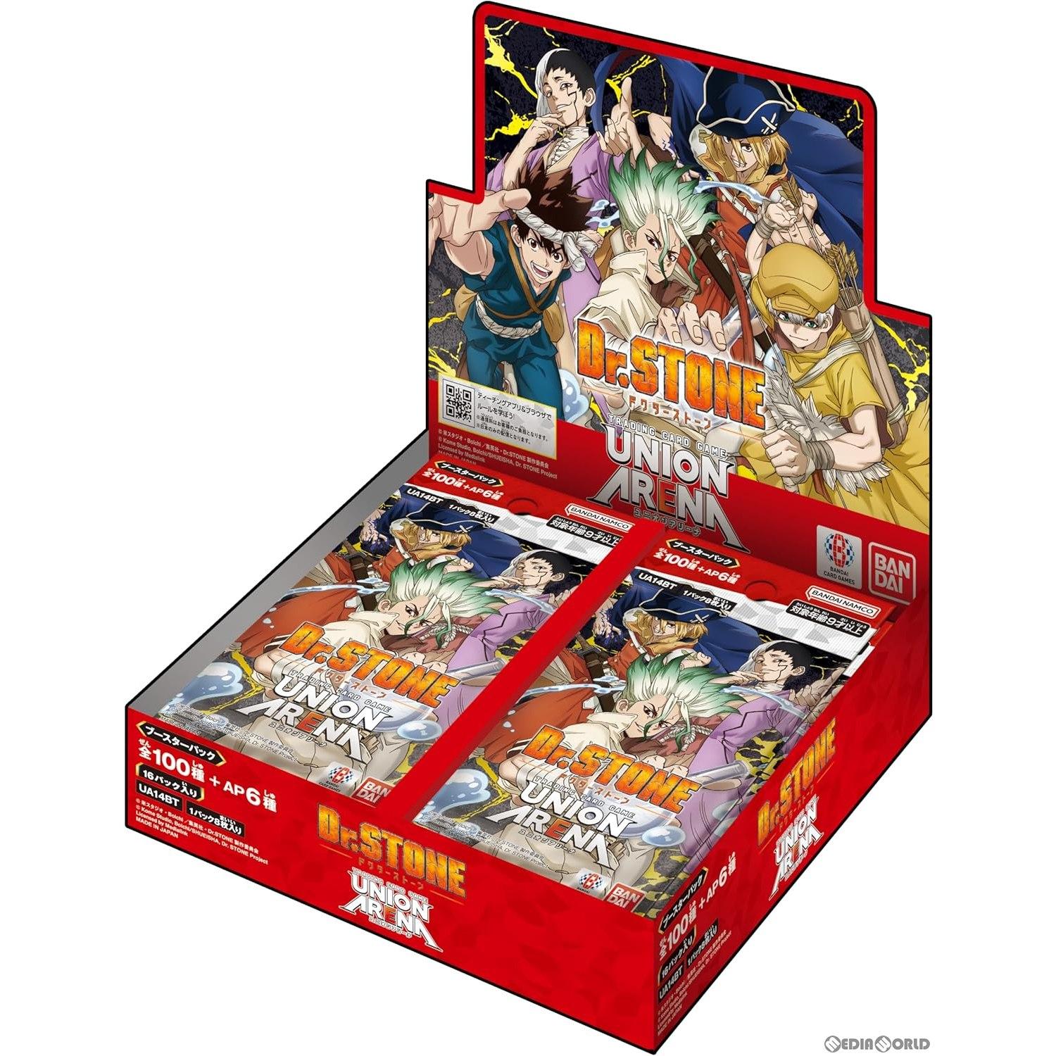 【新品即納】[BOX][TCG]UNION ARENA(ユニオンアリーナ) ブースターパック Dr.STONE(ドクターストーン)【UA14BT】(16パック)(20231222)