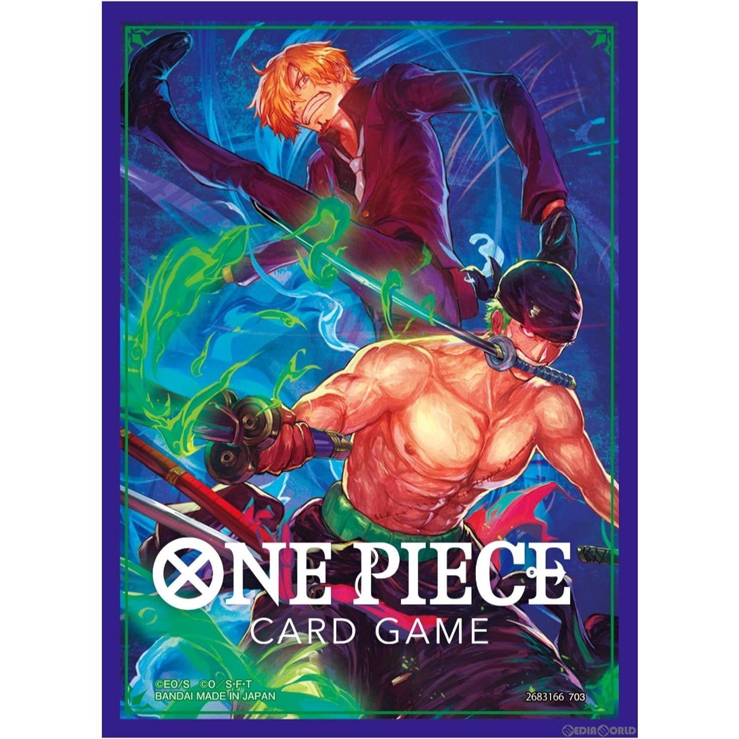 【新品即納】[TCG]ONE PIECE(ワンピース) カードゲーム オフィシャルカードスリーブ05 ゾロ&サンジ(20231125)