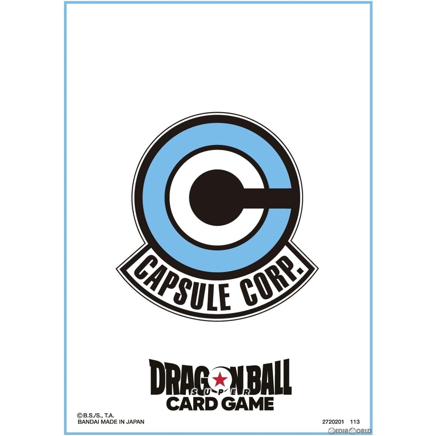 【新品即納】[TCG] ドラゴンボール スーパーカード ゲームフュージョンワールド オフィシャルカードスリーブ カプセルコーポレーション(20240216)