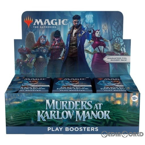 【新品即納】[BOX][TCG] MTG マジック:ザ・ギャザリング カルロフ邸殺人事件(Murders at Karlov Manor) プレイ・ブースター(英語版) (36パック) (20240209)