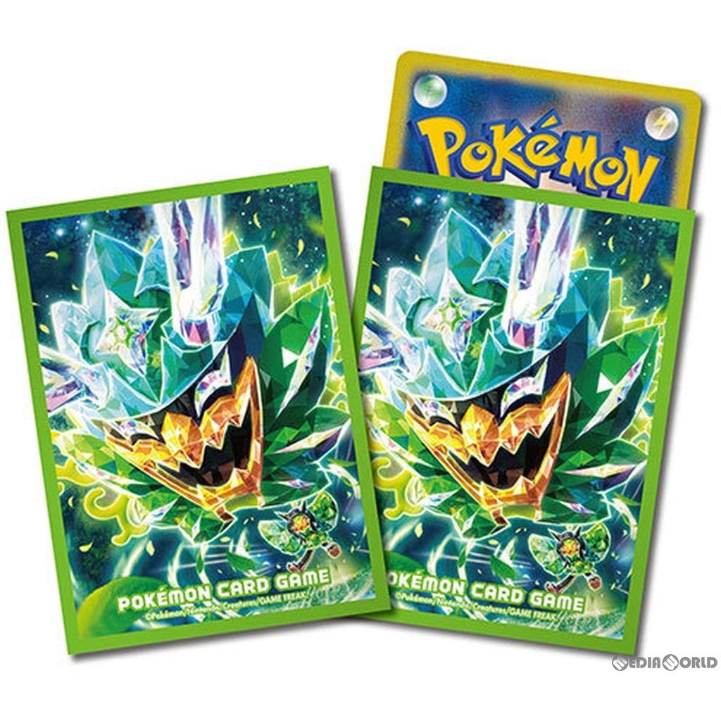 【新品即納】[TCG] ポケモンカードゲーム デッキシールド プレミアム・グロス テラスタルオーガポン みどりのめん(20240426)