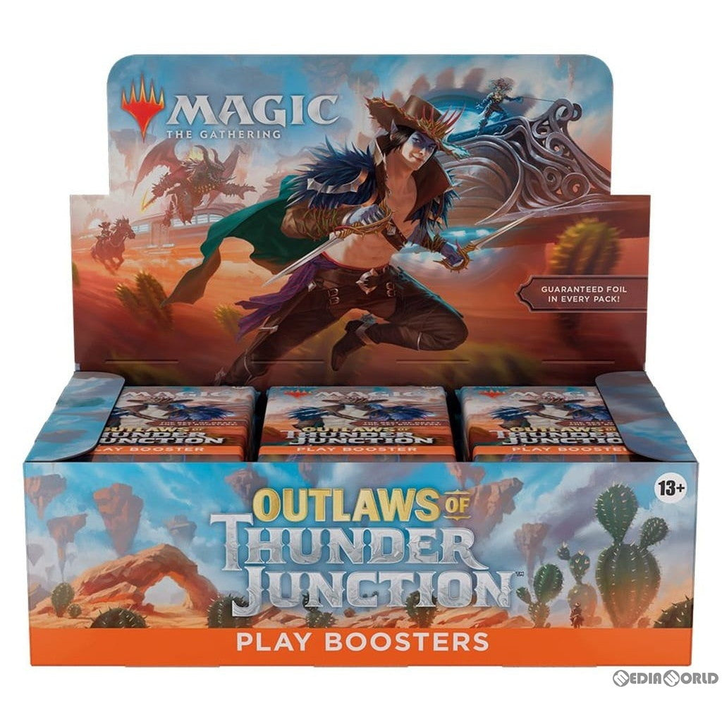 【新品】【お取り寄せ】[BOX][TCG]MTG マジック:ザ・ギャザリング サンダー・ジャンクションの無法者(Outlaws of Thunder Junction) プレイ・ブースター(英語版)(36パック)(20240419)