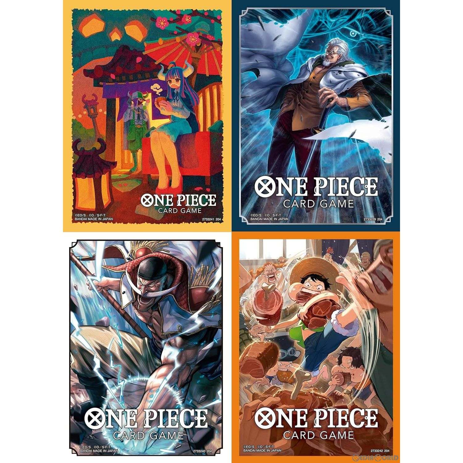 【新品即納】[BOX][TCG]ONE PIECE(ワンピース) カードゲーム オフィシャルカードスリーブ07(4種アソート)(4種×3個)(20240525)