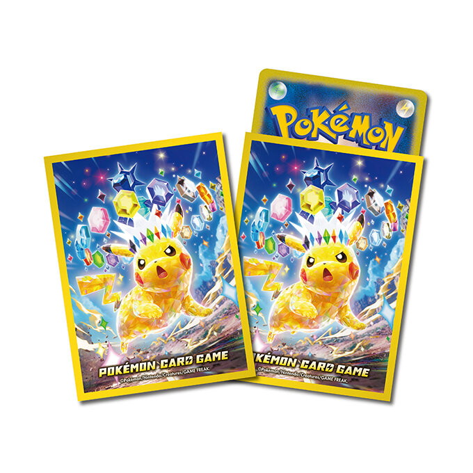 【新品即納】[TCG]ポケモンカードゲーム デッキシールド プレミアム・グロス テラスタイプ:ステラ ピカチュウ(20241018)