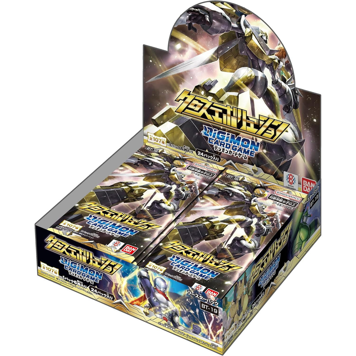 【新品】【お取り寄せ】[TCG] (BOX)デジモンカードゲーム ブースターパック クロスエボリューション(BT-19)(24パック)(20240927)