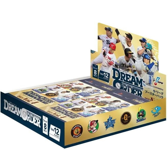 【新品】【お取り寄せ】[TCG] (BOX)プロ野球カードゲーム DREAM ORDER(ドリームオーダー) セ・リーグ ブースターパック 2024 Vol.4(12パック)(20241012)