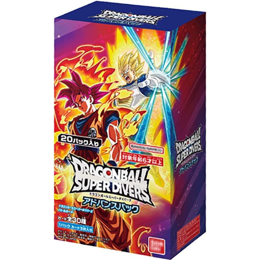 【新品】【お取り寄せ】[TCG] (BOX) ドラゴンボール スーパーダイバーズ アドバンスパック バンダイ(20パック)(20241207)