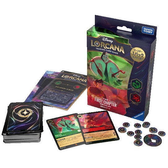 【新品】【お取り寄せ】[TCG] ディズニー・ロルカナ・TCG 日本語版 構築済みデッキ THE FIRST CHAPTER 物語のはじまり エメラルド・ルビー タカラトミー(20250125)