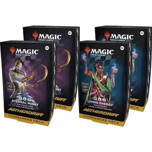 【新品即納】[TCG] (カートン) MTG マジック:ザ・ギャザリング 霊気走破(Aetherdrift) 統率者デッキ(英語版) ウィザーズ・オブ・ザ・コースト(2種×2個)(20250214)