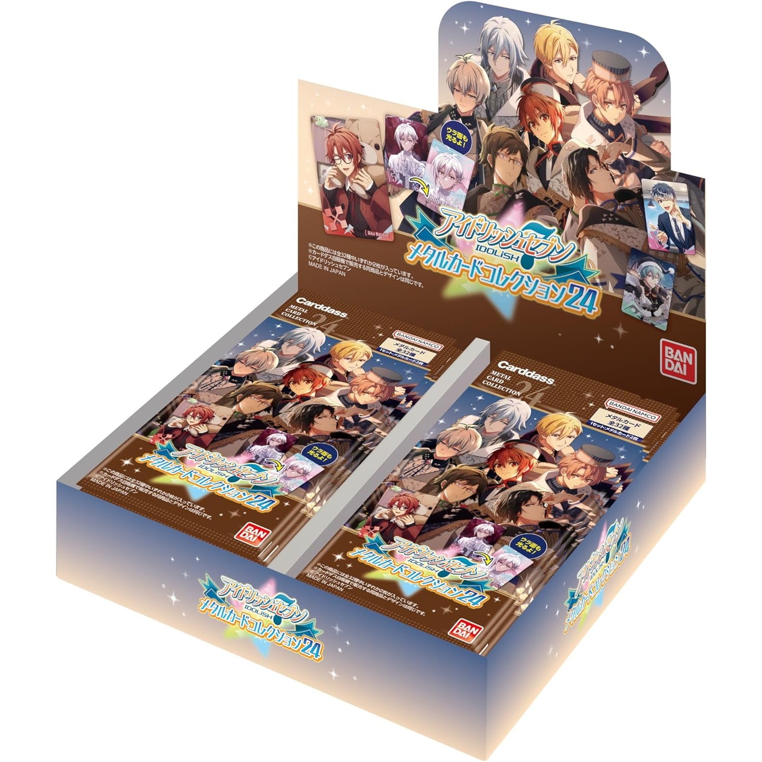 【新品即納】[TCG] (BOX) アイドリッシュセブン メタルカードコレクション24(パック) バンダイ(24パック)(20250418)