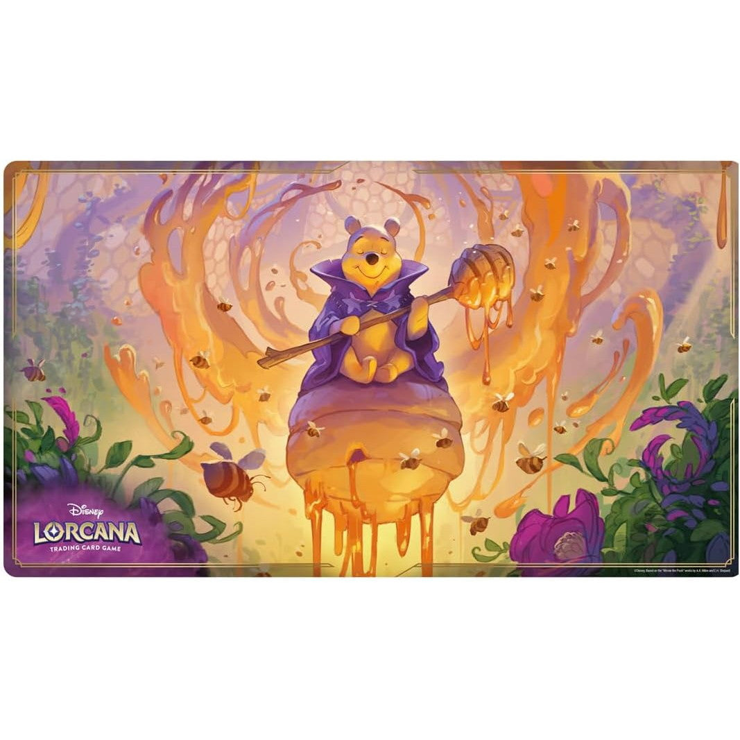 【新品】【お取り寄せ】[TCG] ディズニー・ロルカナ・TCG 日本語版 公式プレイマット「くまのプーさん はちみつの魔法使い」 タカラトミー(20250322)