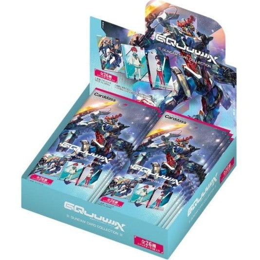 【新品】【お取り寄せ】[TCG] (BOX) GUNDAM CARD COLLECTION(ガンダムカードコレクション) 機動戦士Gundam GQuuuuuuX(ガンダム ジークアクス) バンダイ(20パック)(20250523)