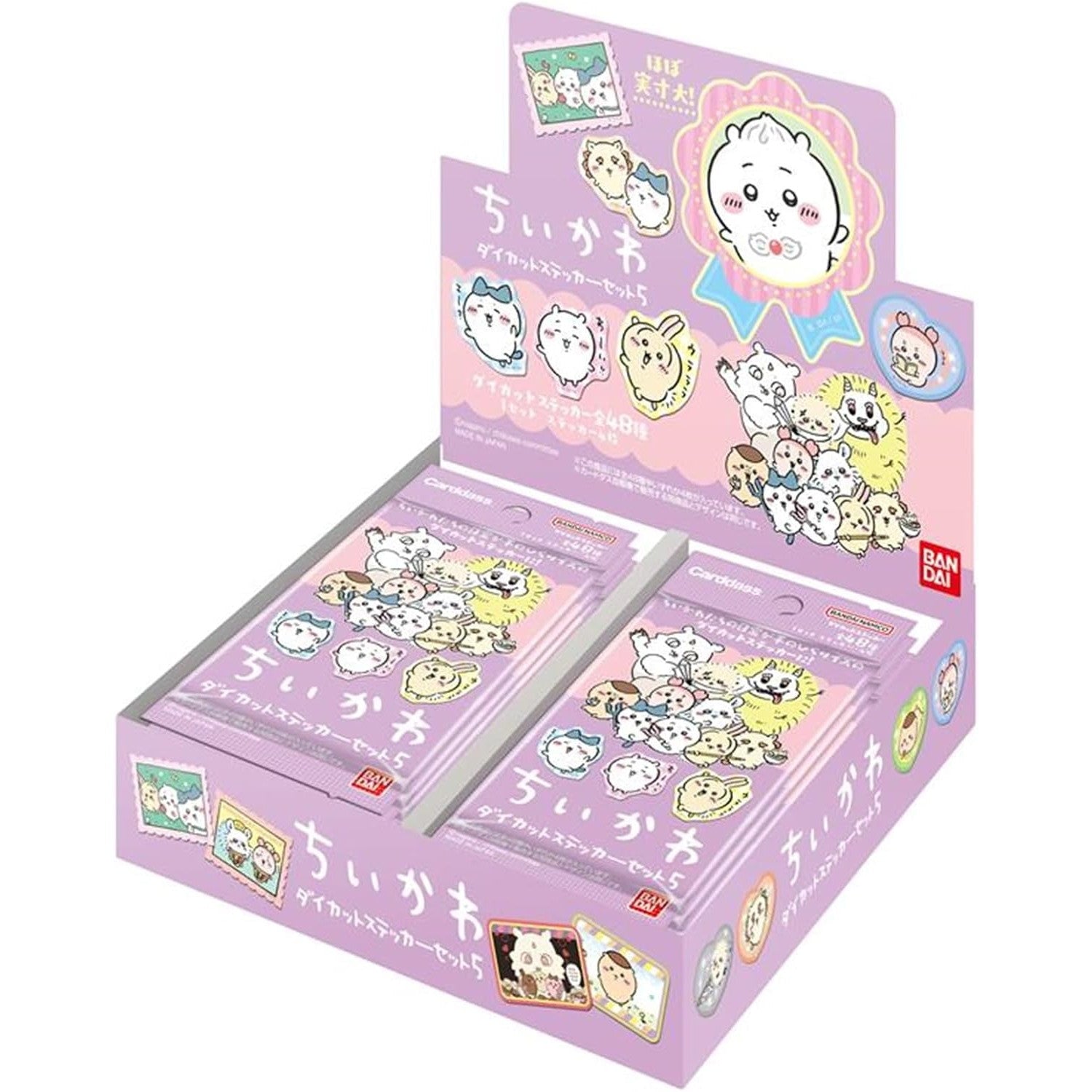 【新品即納】[TCG] (カートン) ちいかわ ダイカットステッカーセット5(パック) バンダイ(12BOX)(20250530)