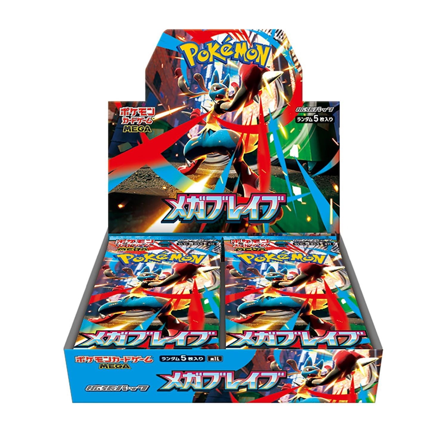 【新品即納】[TCG] (BOX) ポケモンカードゲーム MEGA(メガ) 拡張パック メガブレイブ ポケモン(30パック)(20250801)