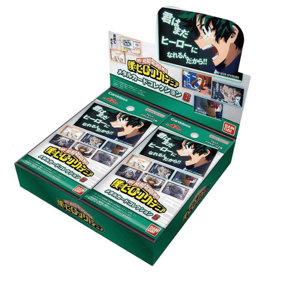 【新品即納】[TCG] (BOX) TVアニメ「僕のヒーローアカデミア」 メタルカードコレクション6(パック) バンダイ(24パック)(20250620)