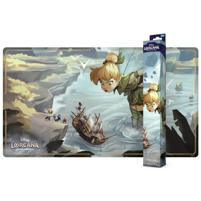 【新品即納】[TCG] ディズニー・ロルカナ・TCG 日本語版 公式プレイマット「ティンカー・ベル でっかい妖精」 タカラトミー(20250712)