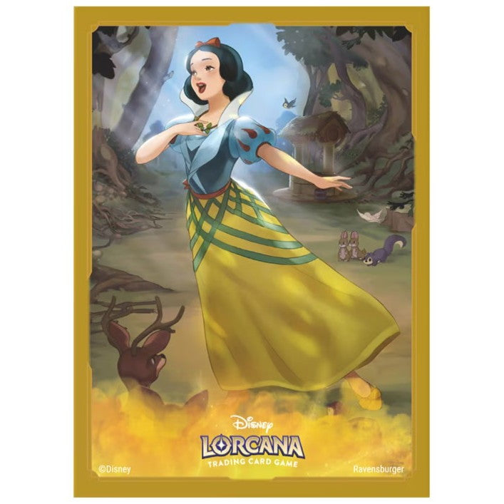 【新品即納】[TCG] ディズニー・ロルカナ・TCG 日本語版 公式カードスリーブ「白雪姫 井戸に願いを」 タカラトミー(20250712)