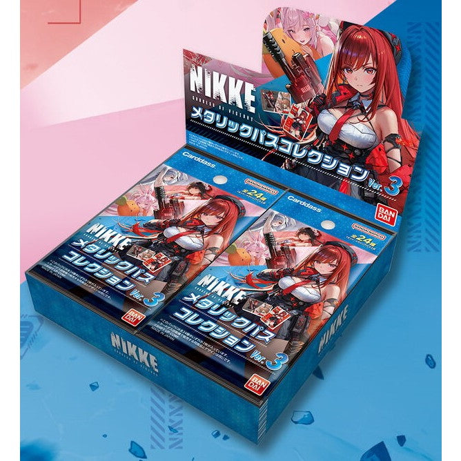 【新品】【お取り寄せ】[TCG] (BOX) 勝利の女神:NIKKE(ニケ) メタリックパスコレクションVer.3(パック) バンダイ(20パック)(20250926)