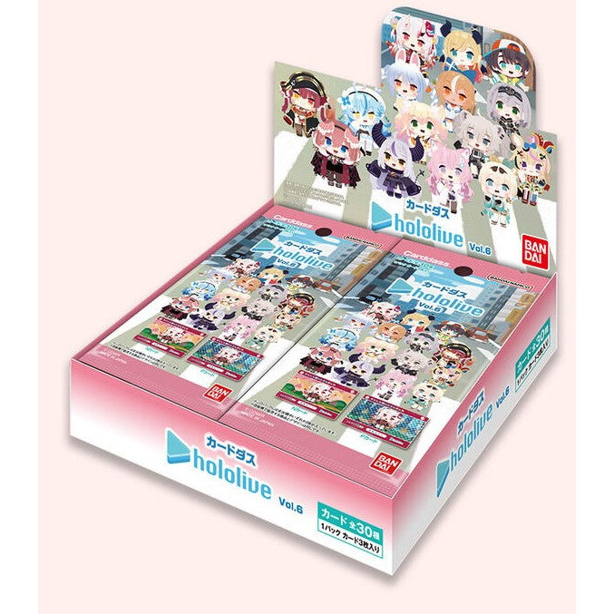 【新品】【お取り寄せ】[TCG] (BOX) カードダス hololive(ホロライブ) Vol.6(パック) バンダイ(20パック)(20250926)