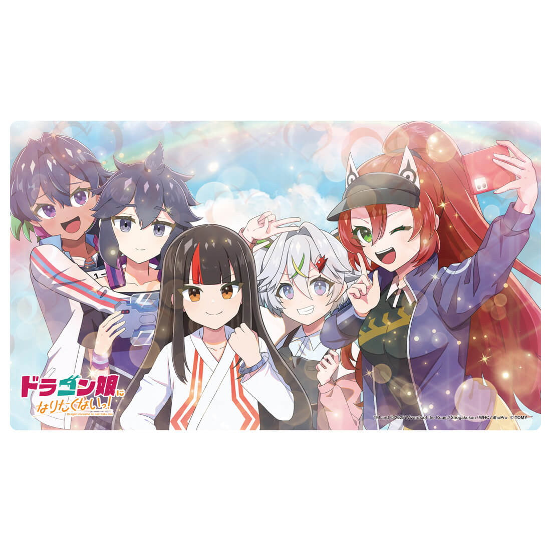 【予約前日出荷】[TCG] デュエル・マスターズ ラバーマット ドラゴン娘になりたくないっ! アオハル組ver. タカラトミー(20250913)