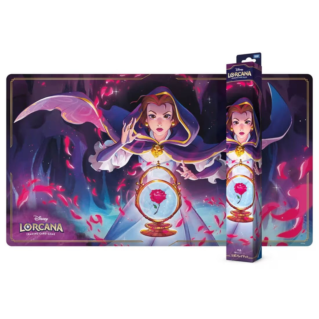 【予約前日出荷】[TCG] ディズニー・ロルカナ・TCG 日本語版 公式プレイマット「ベル 熟練なるミスティーク」 タカラトミー(20250906)