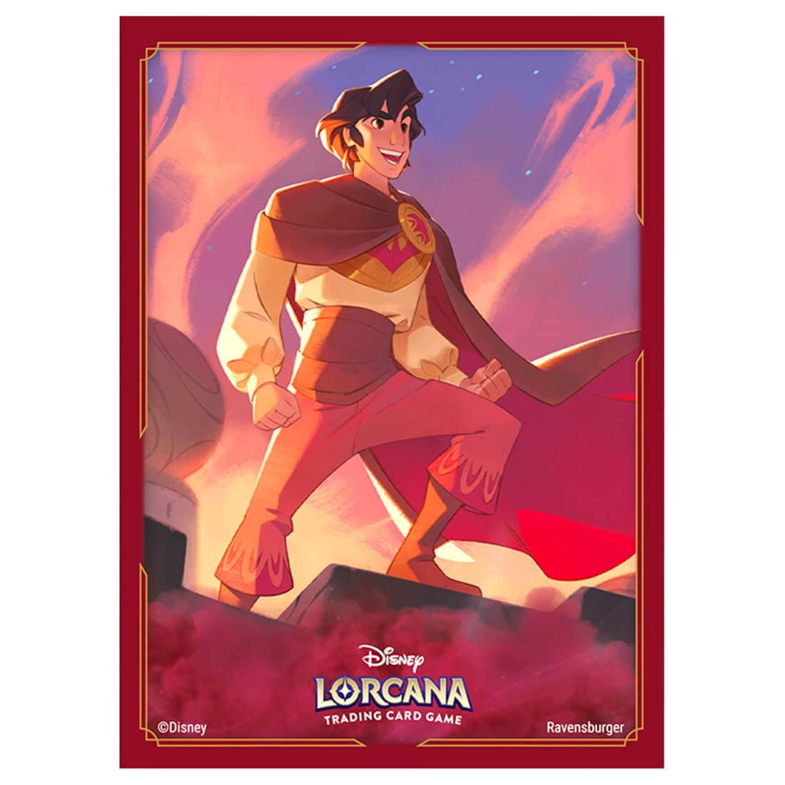 【新品】【お取り寄せ】[TCG] ディズニー・ロルカナ・TCG 日本語版 公式カードスリーブ「アラジン 無法の英雄」 タカラトミー(20250906)
