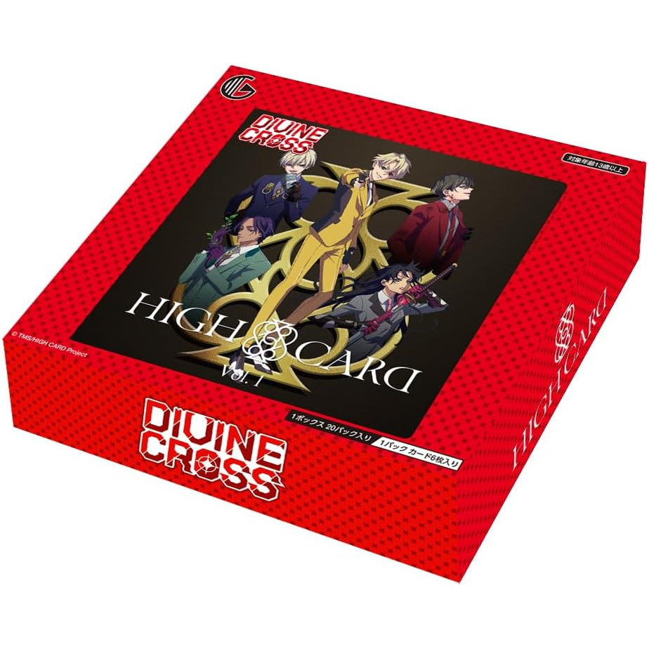 【新品即納】[TCG] (INカートン) DIVINE CROSS(ディヴァインクロス) HIGH CARD(ハイカード) Vol.1 ブースターパック TCG(6BOX)(20251128)