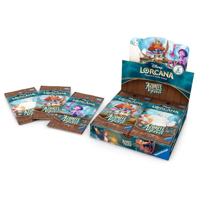 【新品】【お取り寄せ】[TCG] (BOX) ディズニー・ロルカナ・TCG 日本語版 ブースターパック 大いなるアズライト タカラトミー(16パック)(20251031)