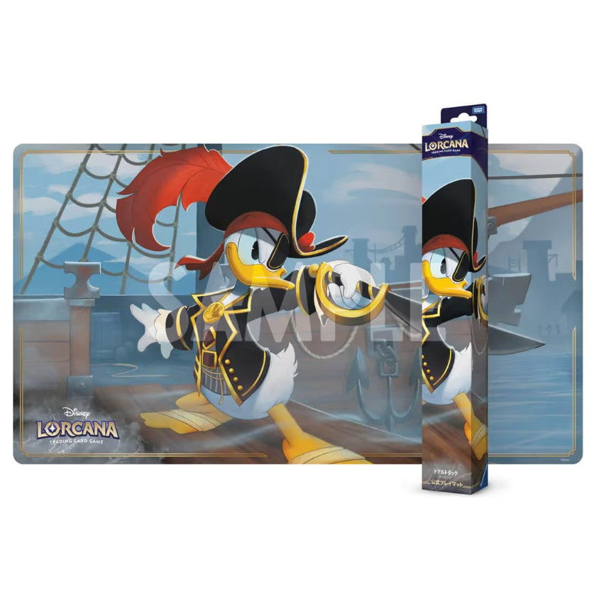 【新品】【お取り寄せ】[TCG] ディズニー・ロルカナ・TCG 日本語版 公式プレイマット「ドナルドダック バッカニーア」 タカラトミー(20251031)